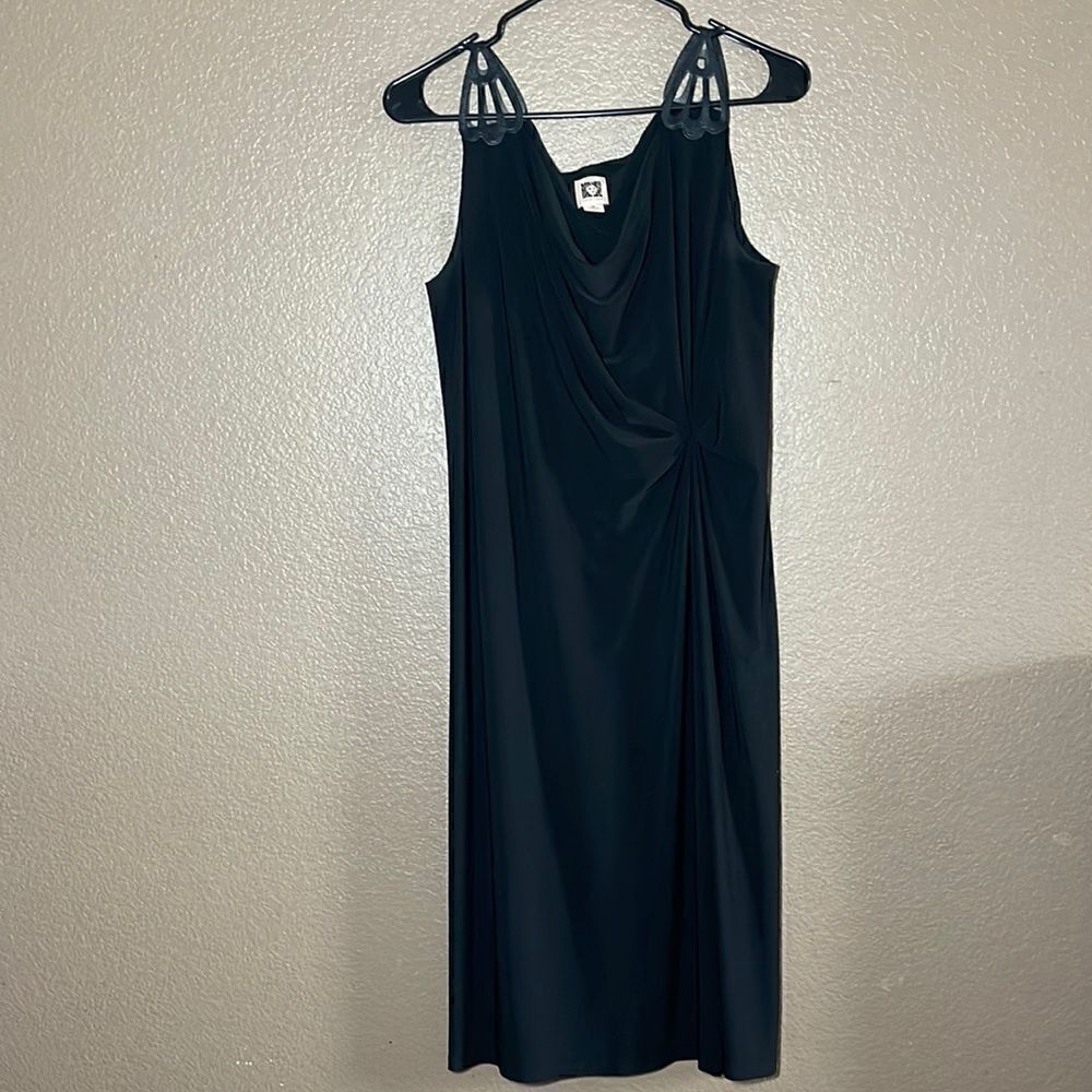 Anne Klein Black Knee Length Dress size 10